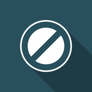 禁止访问-私人区-矢量 web 图标照片