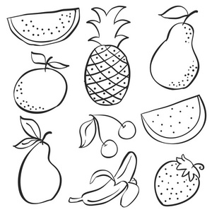 热带水果套图片-热带水果套素材-热带水果套插画-摄图新视界