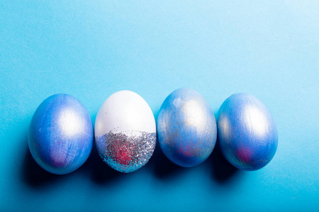 复活节快乐复活节彩蛋。复活节背景。彩色复活节彩蛋