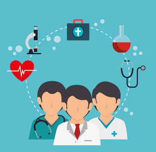 显微镜工具包医疗专业头像字符照片