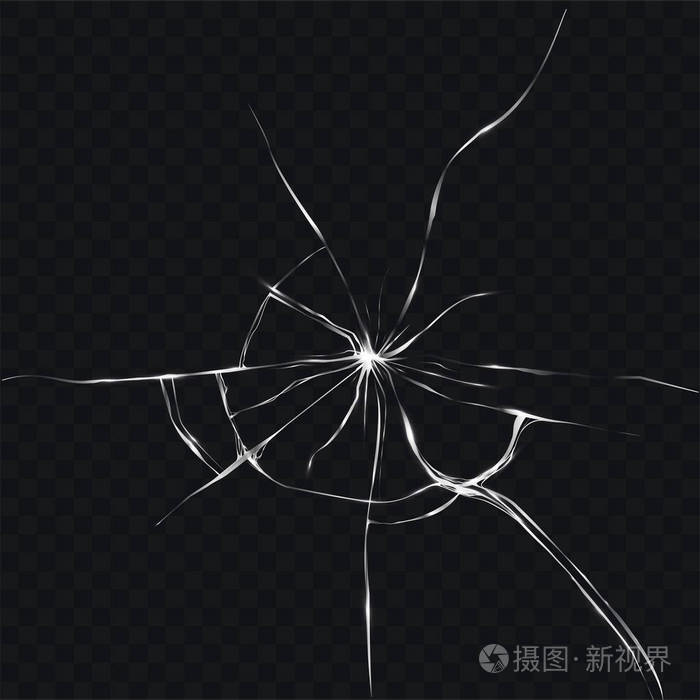 矢量图在写实风格的破碎,破碎的玻璃插画-正版商用图片0nv2ci-摄图新