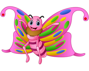 意境卡通蝴蝶图片