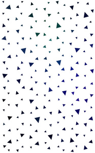 深蓝色，绿色抽象几何背景组成的彩色三角形