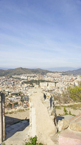巴塞罗那从安东尼的地堡下午12152015年6月加泰罗尼亚, 西班牙