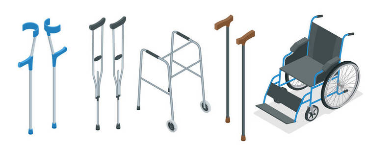 cnc四轴等距套的机动性艾滋病包括轮椅, 拐杖, 四藤, 沃克前臂拐杖.