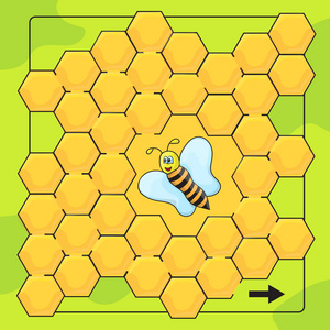 蜂巢迷宫解法图片