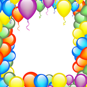 气球边框图片大全