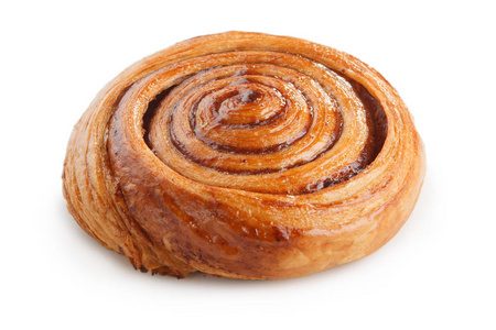 美味甜肉桂面包卷图片