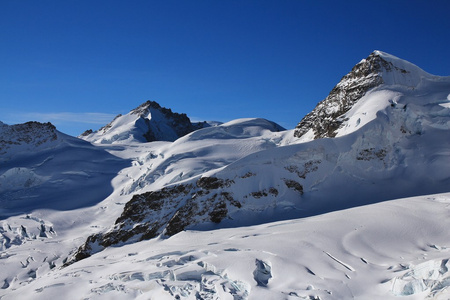 高大的山脉 Mt Gletscherhorn Mt Rottalhorn