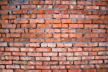 老红石头墙老红砖墙纹理背景照片