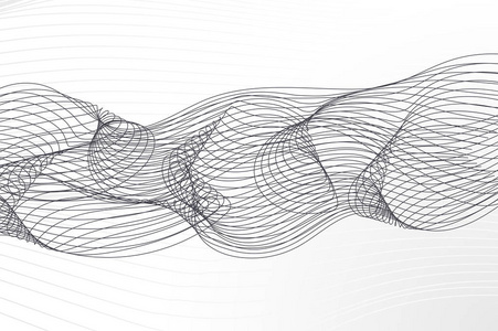 用于设计的样式化线条元素照片
