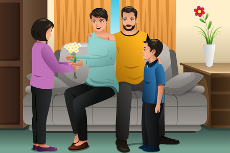 给父母做饭图片