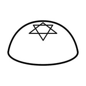 犹太 kippah 图标