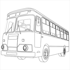 3d 插图在通勤时操作智能手机的人站立乘客的巴士车厢内的句柄两个