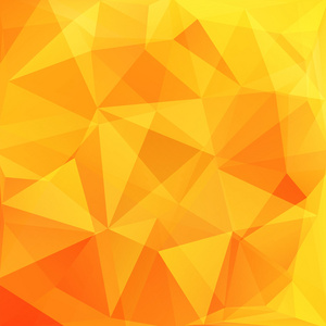 抽象背景组成的黄色 橙色三角形，vect