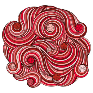 波浪圆形圆形波浪装饰圆形花边设计照片