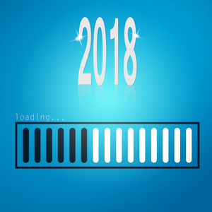 蓝色条形 2018年年前加载