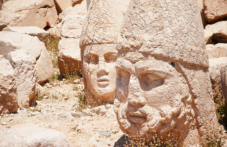土耳其姆山上的古董雕像