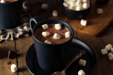 自制温暖的热巧克力