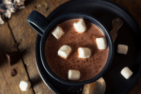 自制温暖的热巧克力