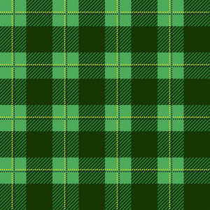 伐木工人格纹图案.无缝矢量背景.交替重叠黑暗和有色细胞.