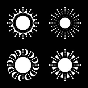 矢量太阳图标集