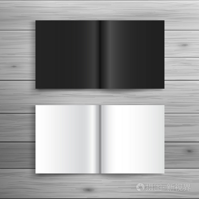 在方格式的空白折叠式的小册子