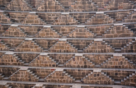  昌德  Baori Stepwell 在 Abhaneri 的步骤