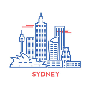 悉尼城市天际线