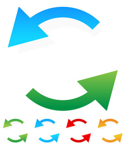 旋转的箭头图片