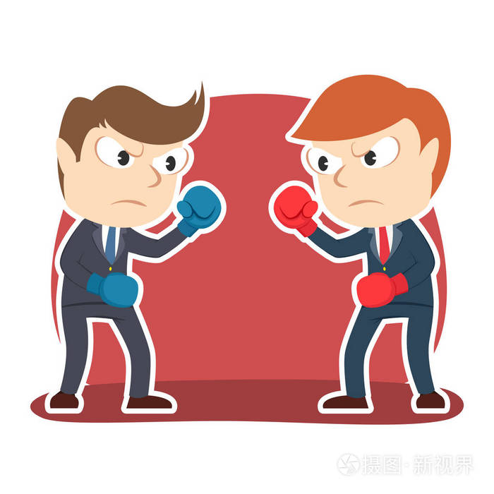 商人决斗拳击颜色