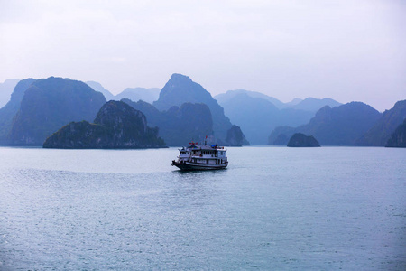 美丽的景色的群岛，东南亚地区的越南下龙湾，教科文组织世界文化遗产，风景