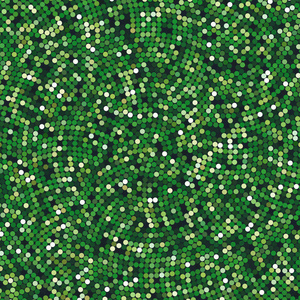 简单的纸屑背景，矢量图。与混合小绿色斑点图案