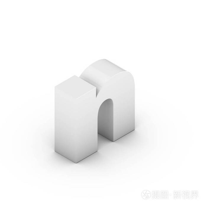 等距黄色字母 N