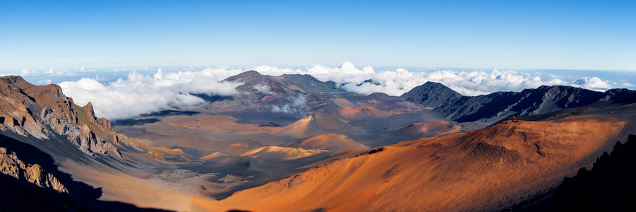 哈莱阿卡拉火山口全景