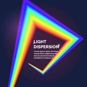 光的色散.背景与彩虹照片