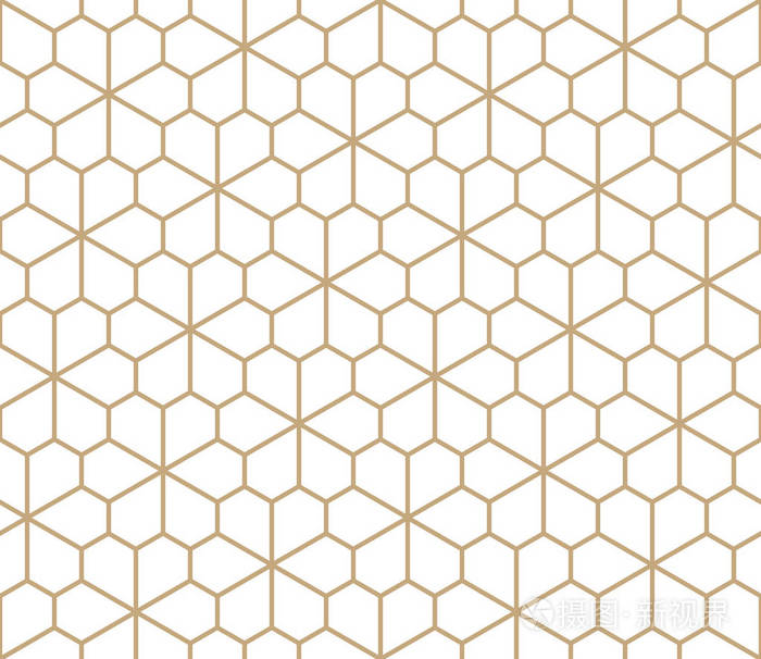 图案打印无缝的几何五角大楼网格模式抽象的几何五角大楼网格无缝花纹