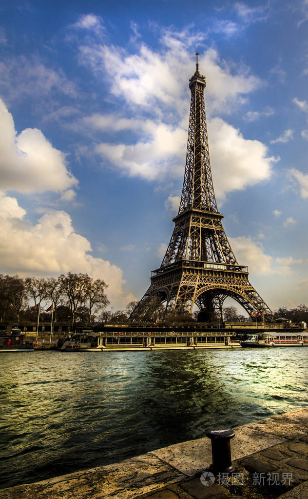 艾菲尔铁塔,巴黎,法国照片-正版商用图片0nyqku-摄图新视界