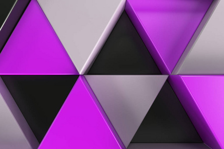 黑 白 紫三角棱镜的模式