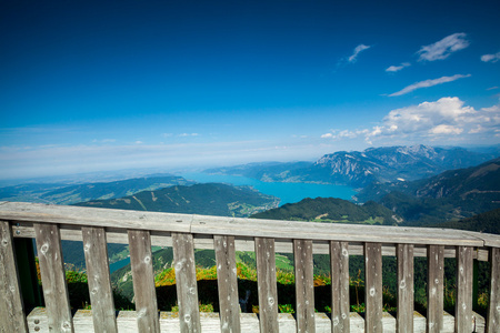 在奥地利的背景全景图山图片