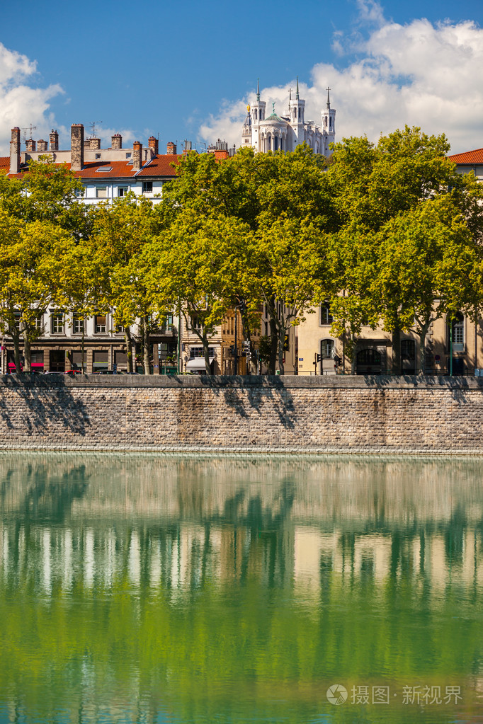 城市景观的里昂,法国