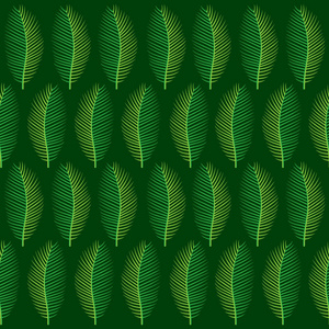 热带的叶子图案设计