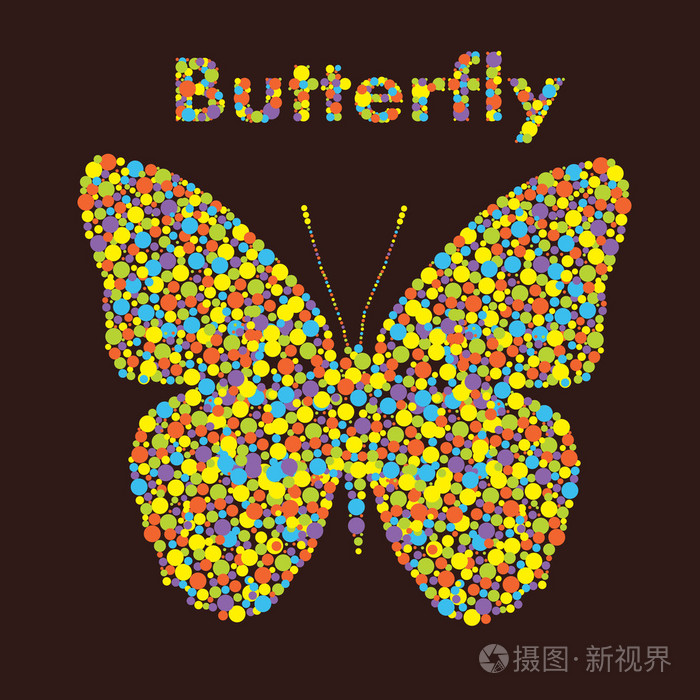 蝴蝶从点创意设计