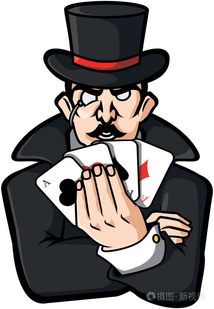 魔术师设计矢量图