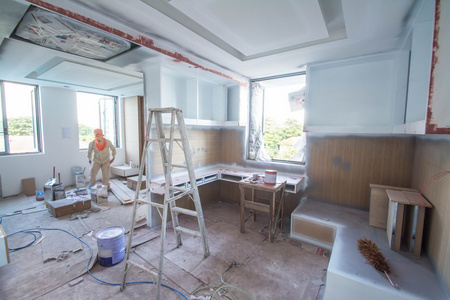 室内施工现场图片