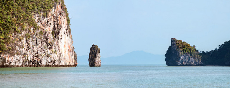 安达曼海的岛屿。泰国