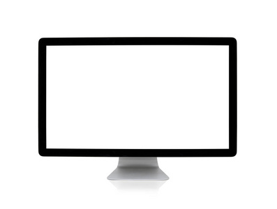 空白屏幕电脑显示器