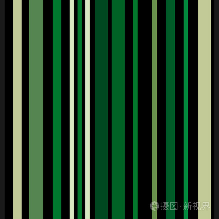 绿色黑色条纹复古老式无缝图案背景