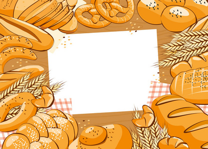 面包店产品背景