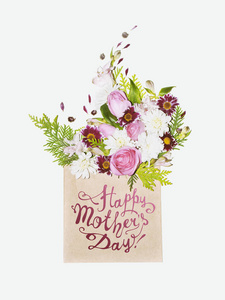 祝您母亲节快乐 在信封里的花香